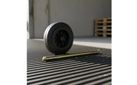 Iron Core Rubbish Bin Axle Wheel Thickened Garbage Bin Wheel Reinforced Trash Can Wheels Replacement Kit Solid Rubber