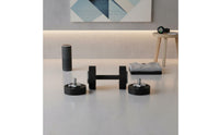 Multi Function 3 in 1 Dumbbell Set Space Saving Convertible Barbell Dumbbell Compact 3 in 1 Weight Set Easy to Keep-Away