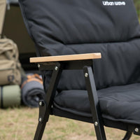 Folding Chair with Armrests Foldable Chair with Armrests Outdoor Patio Set for Beach