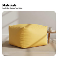 Comfortable Bean Bag Lounger Relaxing transformable Bean Bag Minimalist design Lounge Seating smooth-textured Fabric for Adults, Students, video game enthusiasts, Living Room, Bedroom, Playroom