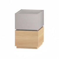 Minimalist Design Two-Tone Drawer Unit Multi-Purpose Nightstand Compact Size Bedside Table Modern Design for Apartment Dwellers, Homeowners, Tatami Room, Small Areas, Entryway, Closet