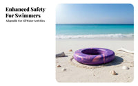 Inflation-without Swimming Buoyancy Stick Lightweight and Portable Personal Swim Safety Buoy Highly Visible for Adults, Beaches, Lakes