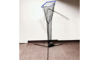 Volleyball Net with Target Freestanding Volleyball Training Net Portable Equipment for Coaches, Backyard, Gymnasium, Beach