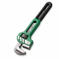 Quick-Style Adjustable Straight Pipe Wrench Heavy-Duty Pipe Wrench with Serrated Gripping Surfaces Industrial Tool Sturdy for Homeowners