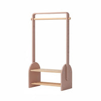 Durable Wood Construction children's Tree-Shaped Hanger Rack Floor-Standing complimentarystanding Garment Rack Nordic design aesthetic Coat Stand Multiple Pegs for Toddlers, Families, Bedroom, Playroom, Entryway, Living Room