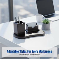 Wooden Business Card Holder, Desktop Organizer, Large Capacity, Office Reception, Unisex, Multiple Designs