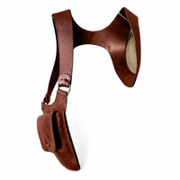 PU Leather Cosplay Bag Vintage Style Crossbody Bag Buckle Hardware Fashion Accessory Adjustable Strap for Cosplayers