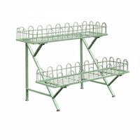 Vintage design Multimulti-multi-tier Pot Stand Hollow-Carved Pattern 3-Tier Etagere Freestanding Tiered storage capacitySaving for Gardeners, Apartment Dwellers, residents, Balcony, Corner, Living Room, Bedroom