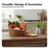 Angled-Mouth Round container adaptable Household Storage Easy to Clean for Hosts