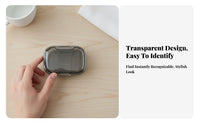 Pocket Box Portable Round trip Case Multi-Compartment for everyday Use