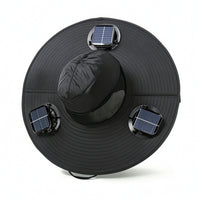 Hat with Solar Fans Cooling Headwear Breathable for Fishing, Anglers, Hikers