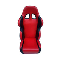 Go-karting Seat with Slide Rail Solid Cushion with Backrest Adjustable Bucket Seat for DIY Builders, Hobbyists