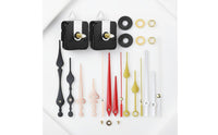 Silent Clock Movement Kit Multiple Hand Sets Included Long Shaft Clock Motor Non-Ticking for Crafters