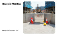 Fire Fighting Sandbox Rustproof Emergency Fire Sand Bin Stainless Steel Sand Box for Gas Station Personnel, Ships Plants