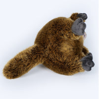 Sitting Groundhog Stuffed Animal Huggable Toy Adorable for Bedside Decor