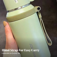 Large Capacity Portable Tea Infuser Bottle Keeps Hot and Cold Tea Infuser Bottle Leak-Proof for Students, Commuters, School, On the Go, Home
