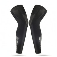 Extended Knee Sleeves Elastic Knee Sleeves with Silicone Strip Leg Sleeve with Silicone Strips Breathable for Athletes