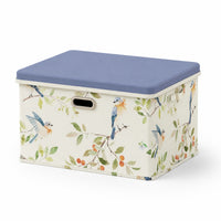 Textile Storage Box with Lid Dustproof Organizer with Lid Sturdy for Bedroom