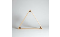 Professional Grade Solid Wood 8-Ball Rack Long-Lasting Pool Ball Triangle Rack Polished Finish Game Room Equipment Universal Fit for Bar