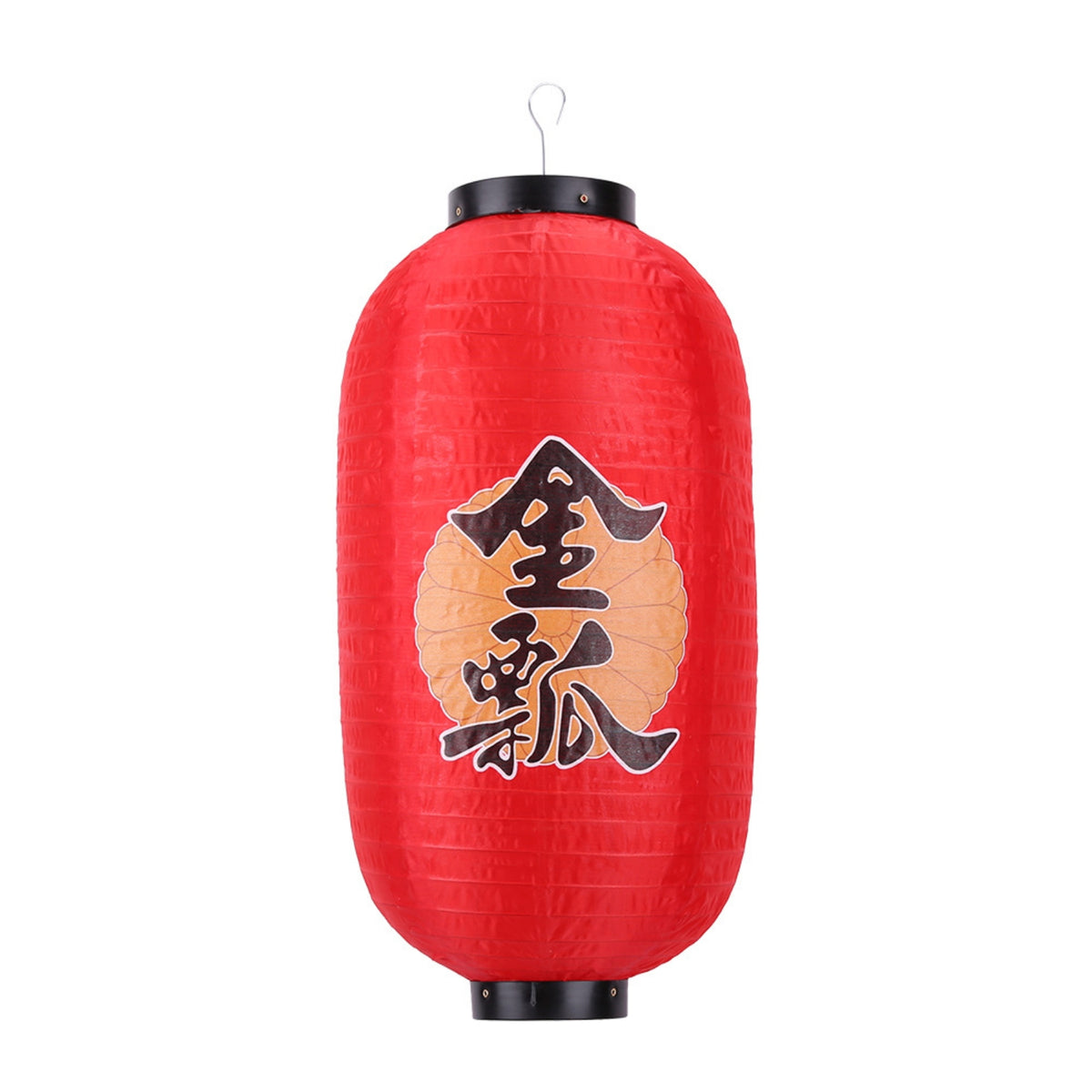 Decorative Japanese Paper Lantern Ribbed Japanese Restaurant Lantern Simple Bright for Sushi Bar