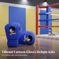 2 Pieces kids' Boxing Gloves Thick Padding Kids Boxing Gloves Adjustable Hook and Loop Strap Fighting Arts Equipment for Children, Young Children