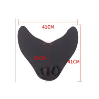 Mermaid Monofin Lightweight Mermaid Fin Swim Fin with Foot Pockets One-Piece for Children, Pool, Snorkeling