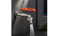Wall-Mounted Faucet with Password Lock Anti-Theft Lockable Water Tap Keyless Outdoor Spigot with Lock Quick-Connect for Homeowners, Gardeners, Garden, Yard, Laundry Room