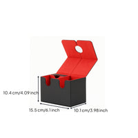 Soft Interior Trading Card Storage Box Portable Trading Card Storage Box with Dividers Textured Compact for Tournaments