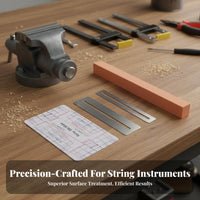 DIY Repair Fret Dressing Tool Long-Lasting Material Guitar Fret Polishing Kit for Guitarists, Musicians, Workshop, Home