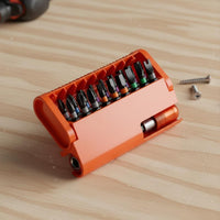 High Hardness S2 Steel Hex Shank Bit Set Rustproof Screwdriver Bit Kit Portable Tool Accessory Color Coded for Automotive Maintenance