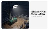 Anti-Interference Aquatic Ing Light 12V 24V Compatible Sturdy Duty Boat Lighting Fixture Water Resistant Luminous Light Bar More