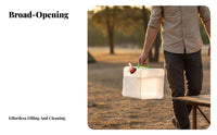 Foldable Water Bag Large Capacity Camping Water Carrier Outdoor Equipment Reusable Long-Lasting for Campers