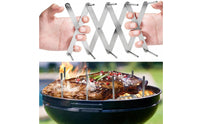 Retractable Pot Lid Holder Versatile Expandable Plate Rack Space Saving Stainless Steel Plate Organizer for Countertop, Cabinet, RV