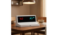 Button Controls Portable Electronic Scorekeeper Angled Body OLED Scorekeeper