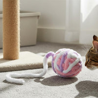 Yarn Ball Cat Toy Bite-Resistant Knitted Bell Ball Non-Fading for Cats, Kittens, Indoor Play