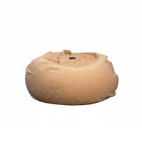 Snug Teddy Fleece Lounger Relaxing design Lounger firm density Foam Filling Bean Bag Lightweight for Adults, Students, video game enthusiasts, Living Room, Bedroom, Balcony, perusing corner
