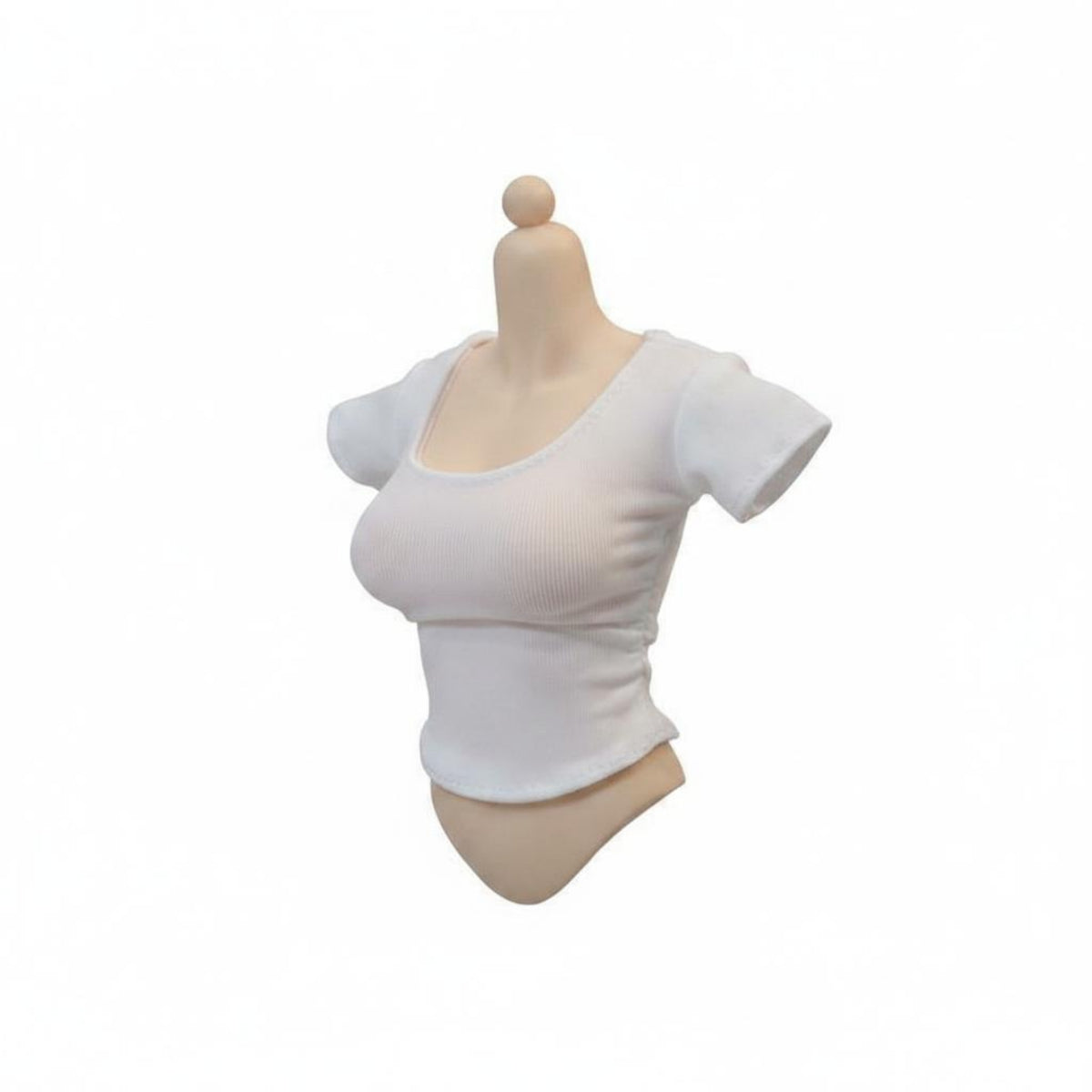Doll T-Shirt Short Sleeve Action Figure T-Shirt Scoop Neck