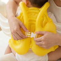 Front Buckle Winged Swim Vest Shoulder Straps Inflatable Swim Vest for Swimming