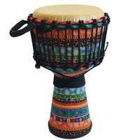 Hand Drum with Carrying Bag Handcrafted African Drum Padded Bag with Shoulder Straps for Beginners, Students, Music Lessons