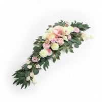 Artificial Flower Arch Decor Cascading Flower Garland with Roses Wedding Arch Flowers Flexible for Brides, Ceremony Backdrops