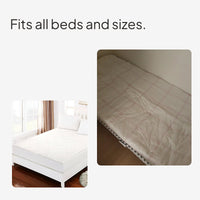 Cotton Quilted Mattress Pad, Foldable Blanket, Dorm Bedding