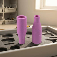 5 Pieces Pink Ceramic Soldering Nozzle Easy Installation Soldering Torch Nozzle Quick Replacement Long-Lasting Materials
