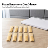 10 Pieces Rounded Tip Saxophone Cane Reed Piece Tapered Design Natural Cane Reed Piece Smooth Surface Woodwind Accessory Light Wood Color