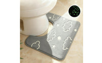 Mat Luminous Shaped Bath Mat Cushiony for Bath