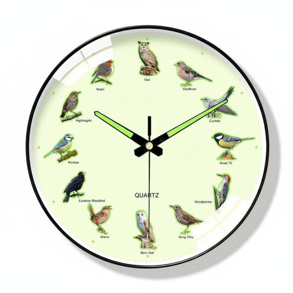 Luminous Wall Clock Decorative Silent Clock for Living Room