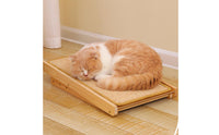 Cat Scratcher Ramp with Wooden Frame Adjustable Cat Scratcher Ramp Multi-Angle Pet Supply for Cats, Kittens, Living Room, Apartments