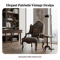 Continental design high-spine Armchair Comfortable Lounge Chair timeless Design Single Sofa Thickly Cushioned for Homeowners, Professionals, Readers, Living Room, Reception Area, Home Office, perusing corner