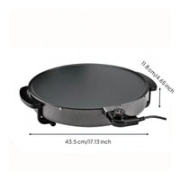 Temperature Control Round Electric Pan Side Handles Electric Cooking Pan Detachable Base