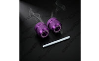 Guard Bar End Plugs 32mm Guard Bar Plugs with Knurled Surface Machined Colored Plug for Motorcyclists