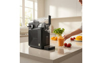 Chilled Drink Machine Countertop Slush Machine Manual Crank Slushy Maker for Hosts, Families, Parties, Home Bar, Kitchen